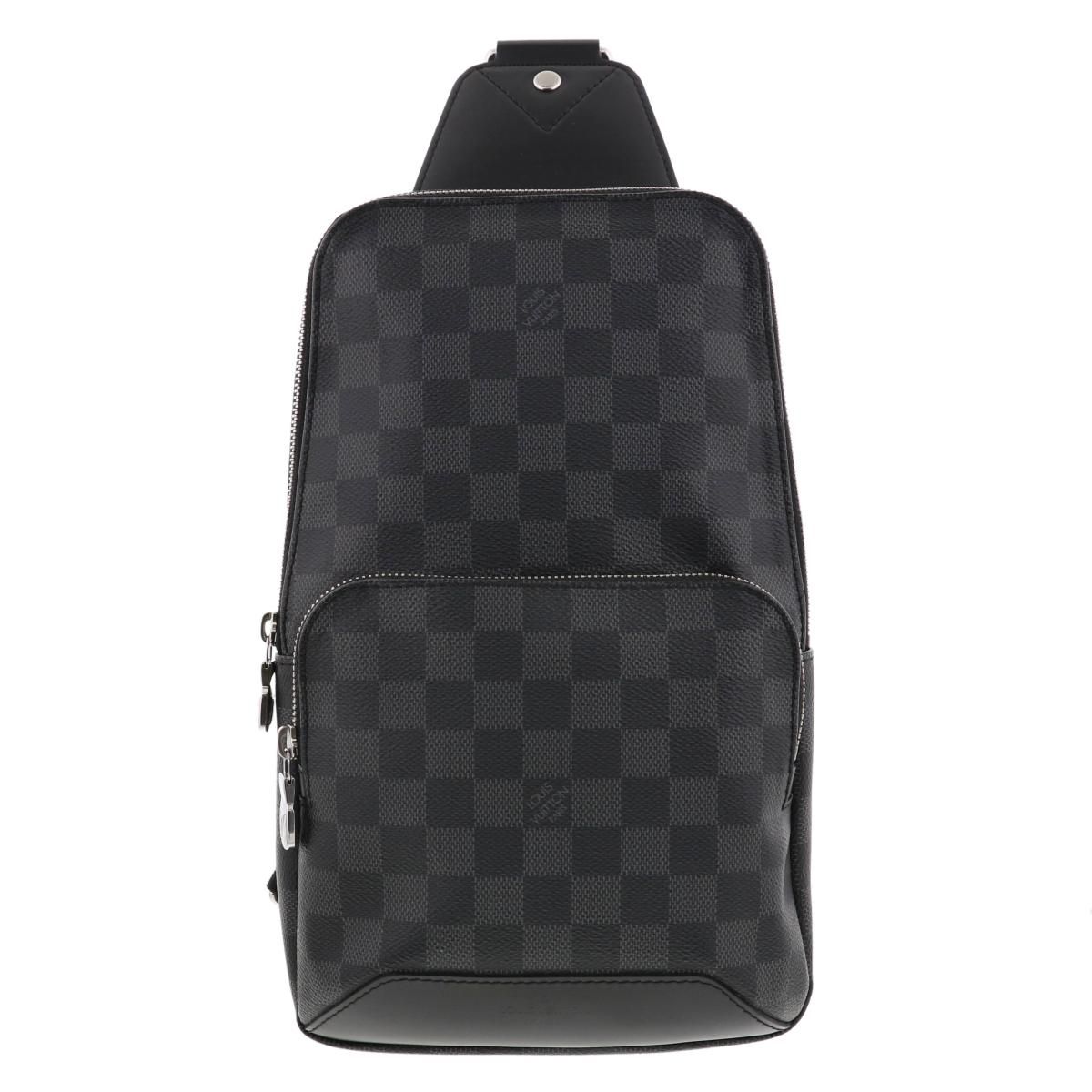 【即日発送・水曜定休日・木曜発送】【美品】 LOUIS VUITTON （ルイヴィトン） ｱｳﾞｪﾆｭｰ･ｽﾘﾝｸﾞﾊﾞｯｸﾞ バッグ ショルダー/メッセンジャーバッグ Damier/Graphite  N41719 used:A