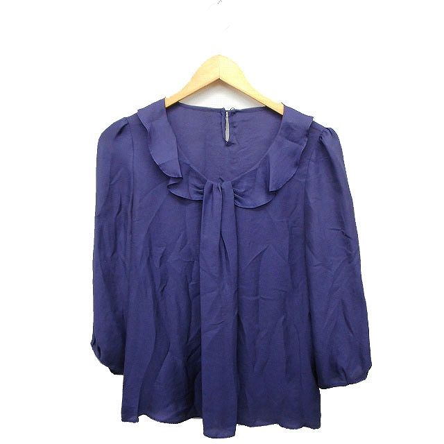 38　М【美品】NOLLEY’S sophi ショルダーフリルシャツブラウス NOLLEY'S sophi/ シアーシルクフリルネックブラウス - メルカリ