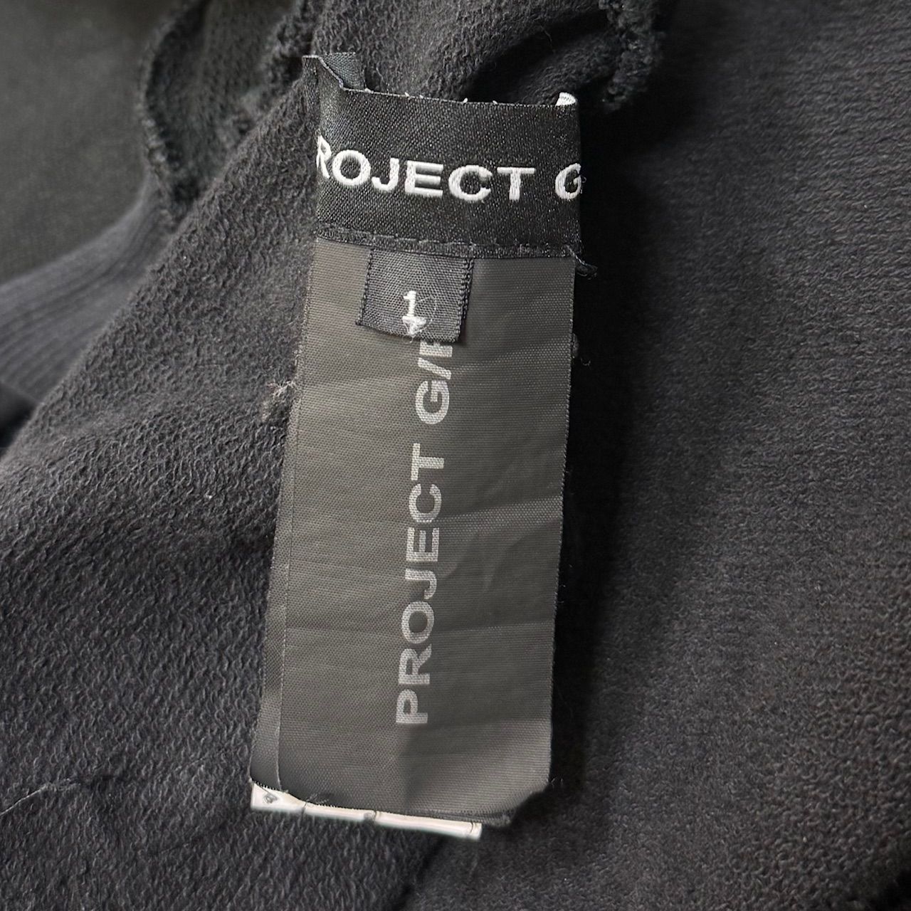 参考上代41800円 PROJECT G/R 24AW TWO FACED WASHED HOODIE ダメージ 