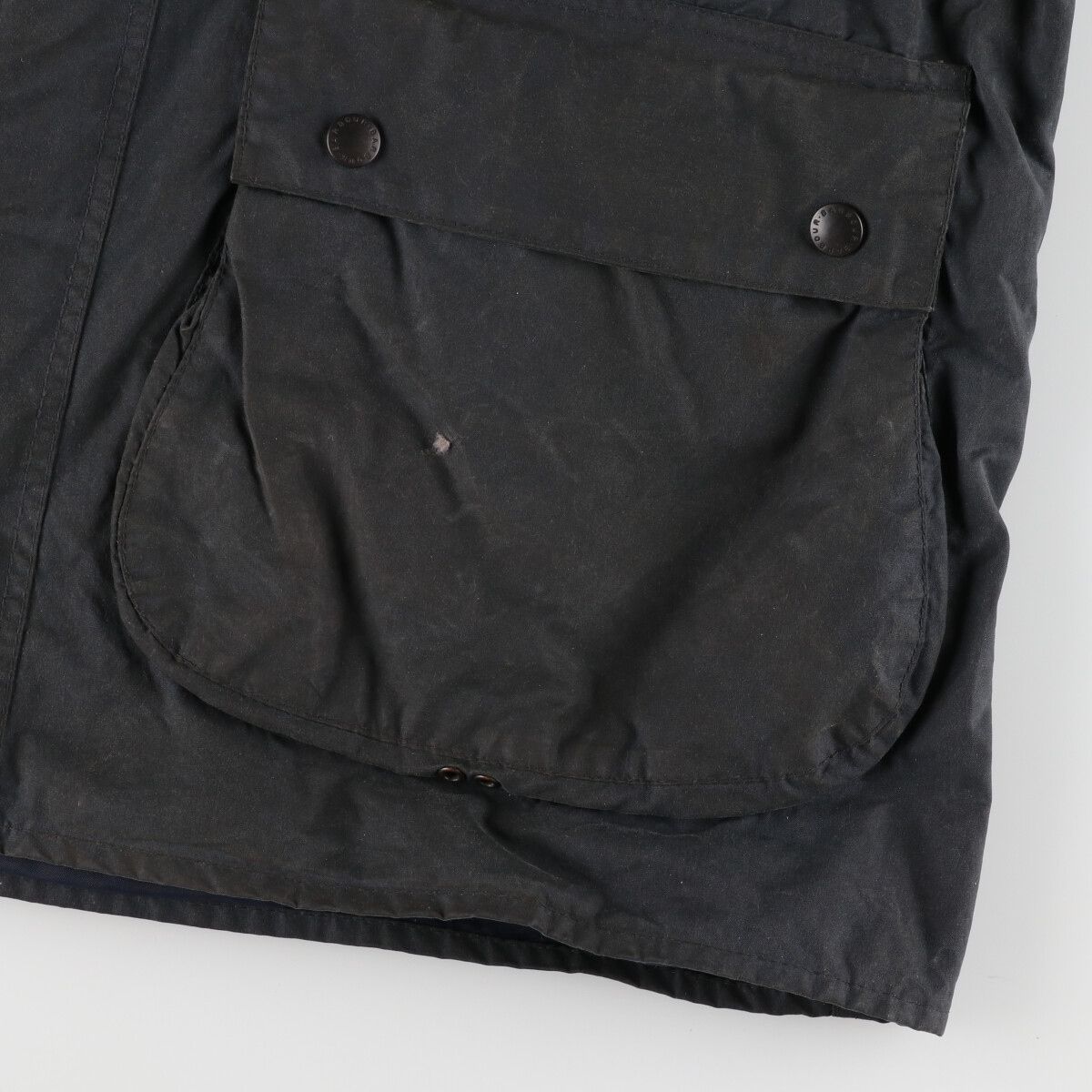 古着 90年代 バブアー Barbour BORDER ボーダー 旧3ワラント Barbour