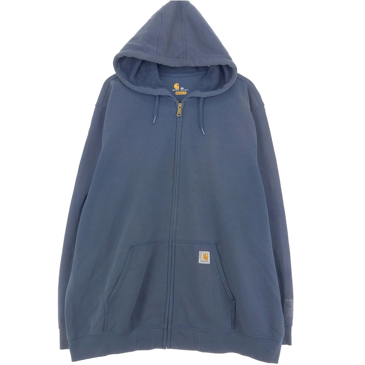 古着 カーハート Carhartt スウェットフルジップパーカー メンズXXL/eaa430206