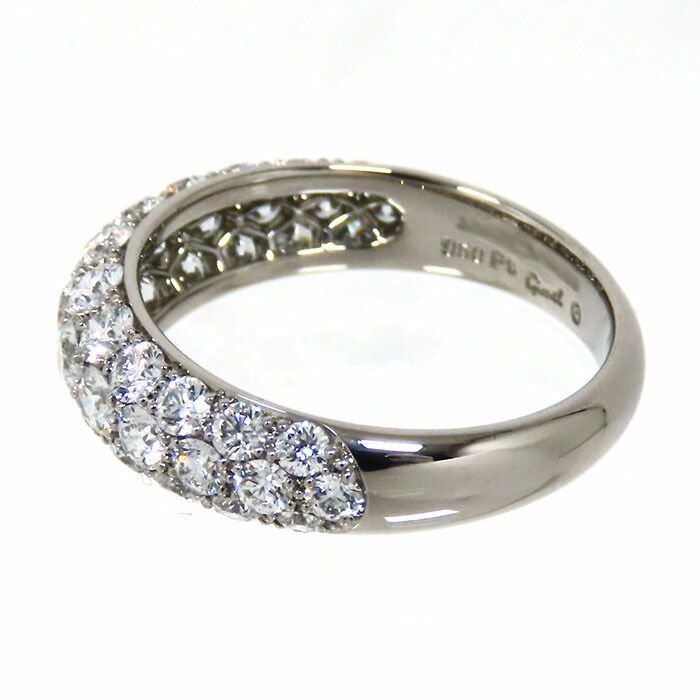 GIMEL ギメル デザイン パヴェ ダイヤ リング Pt950 プラチナ