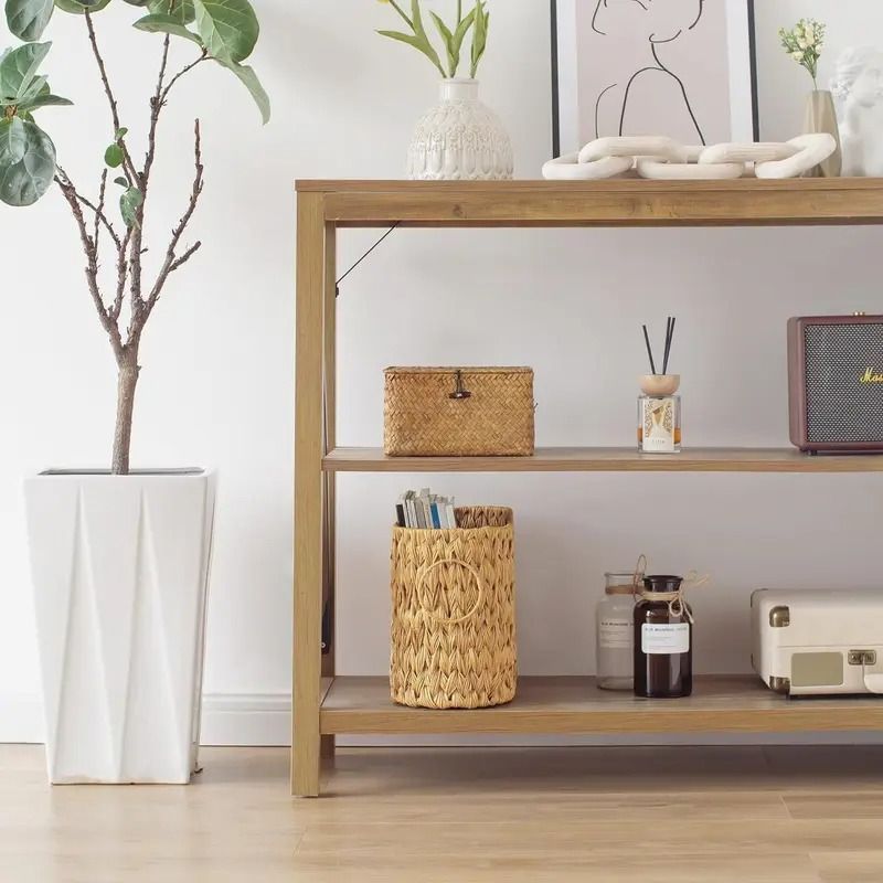 籐家具 ラタン ランドリーバスケット 脱衣かご オープントップ