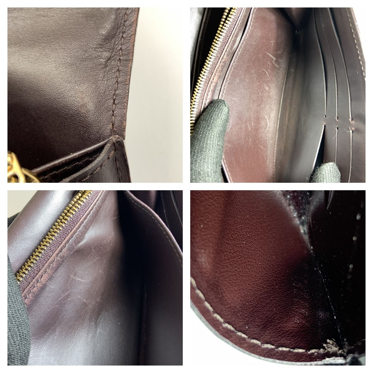 〇〇LOUIS VUITTON ルイヴィトン モノグラム ヴェルニ ポルトフォイユ サラ 二つ折り長財布 M90152 パープル 〇〇LOUIS VUITTON ルイヴィトン モノグラム ヴェルニ ポルトフォイユ