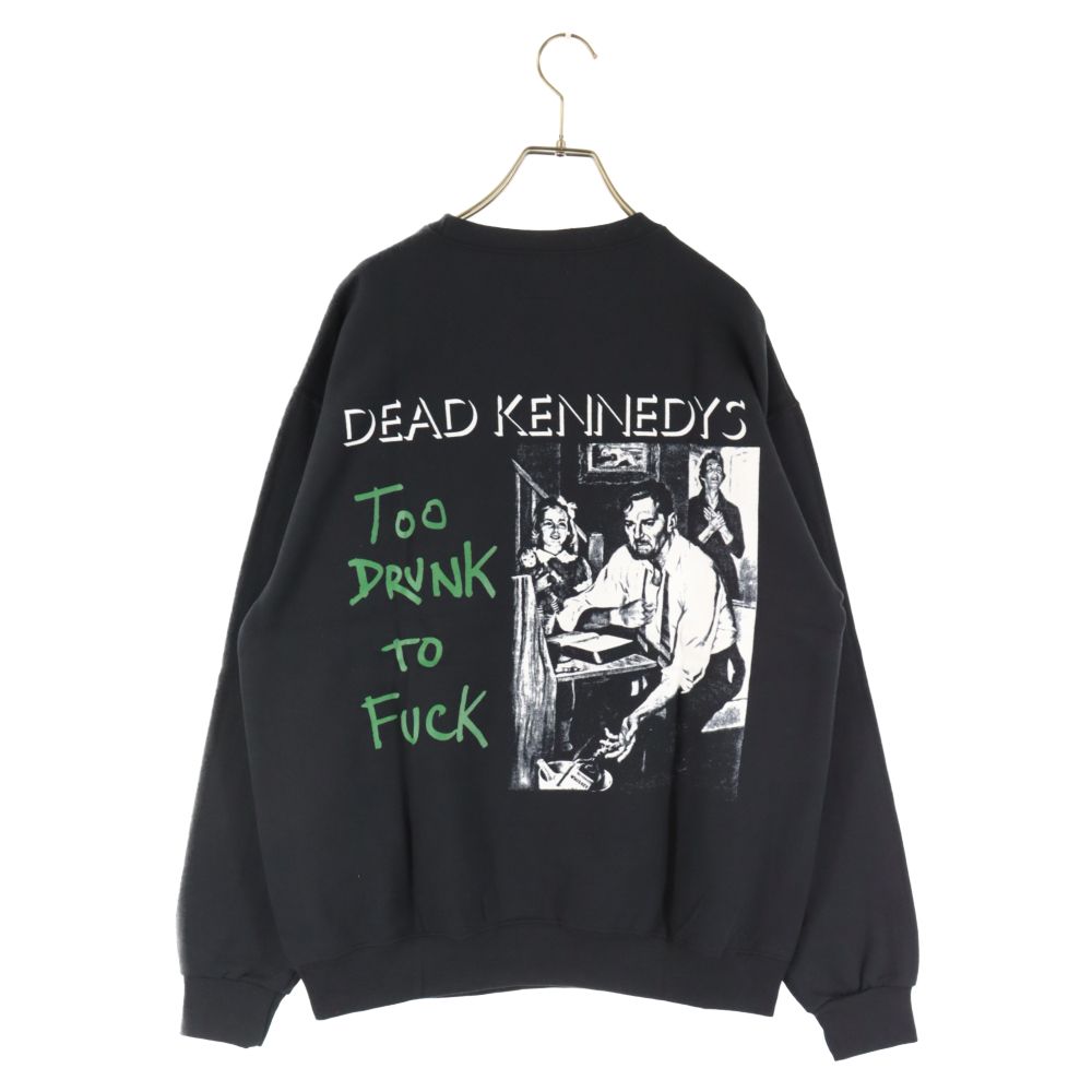 WACKO MARIA ワコマリア 23AW DEAD KENNEDYS CREWNECK SWEAT SHIRT デッドケネディーズ プルオーバー クルーネックスウェットシャツ トレーナー ブラック WACKO MARIA (ワコマリア) 23AW DEAD KENNEDYS CREWNECK SWEAT SHIRT