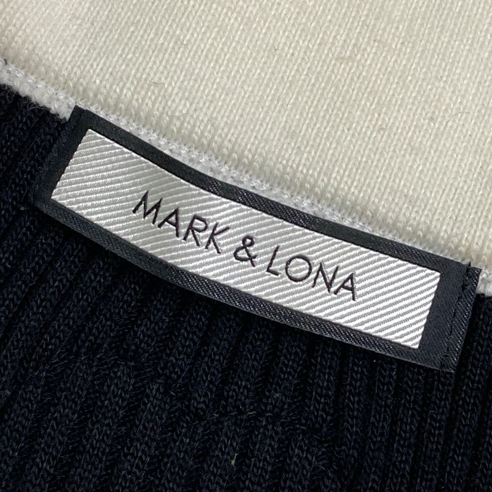 サイズ：40 MARK&LONA マークアンドロナ 襟付き 半袖 ニットシャツ