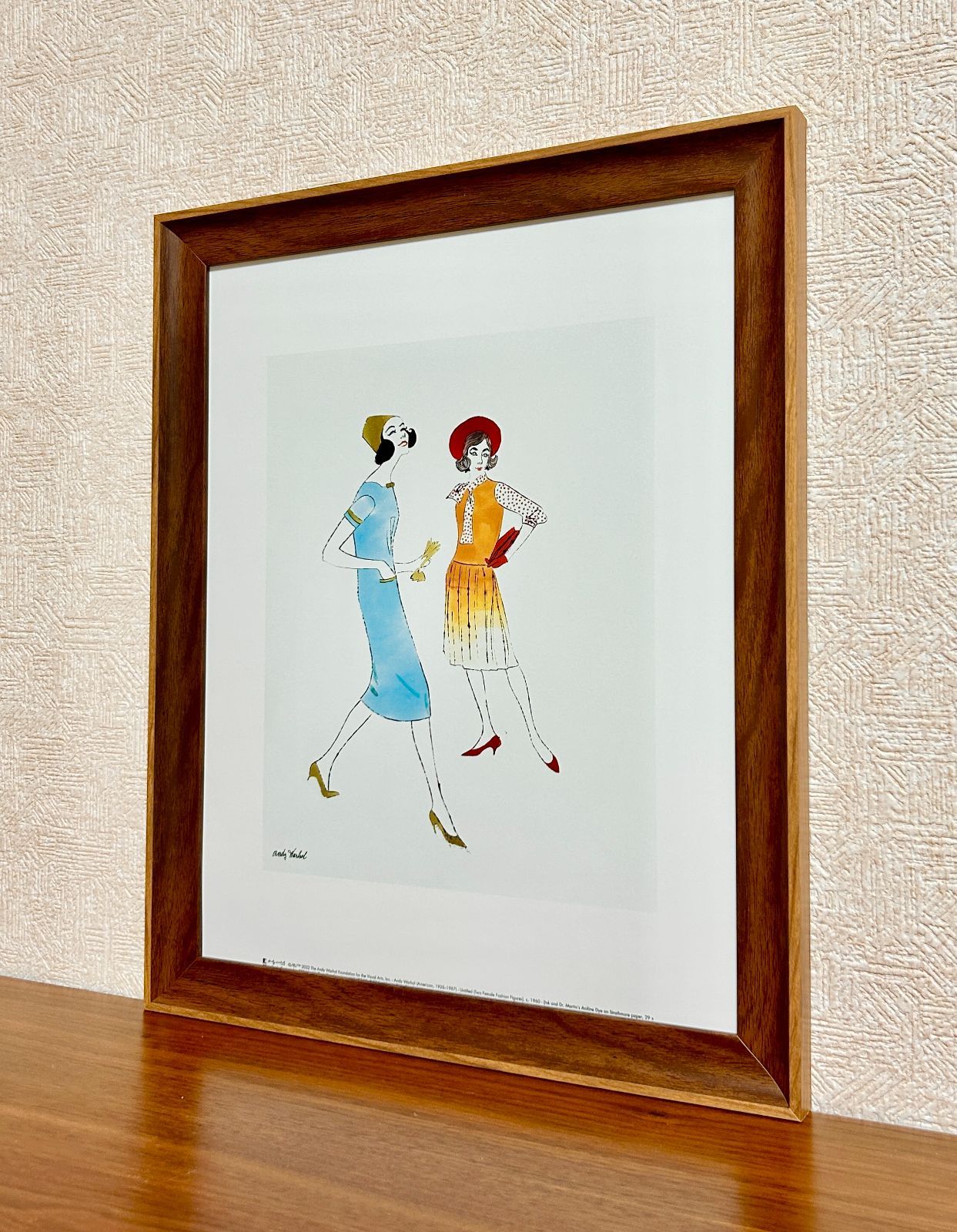 オリジナルアート商品＊ポップアート＊額縁付き 新品☆額縁付アートポスター(BRUCE MCGAW GRAPHICS)☆アンディ