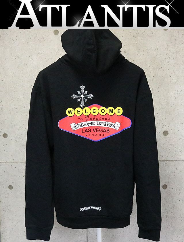 銀座店 新品 クロムハーツ ラスベガス限定 プルオーバー パーカー 裏 
