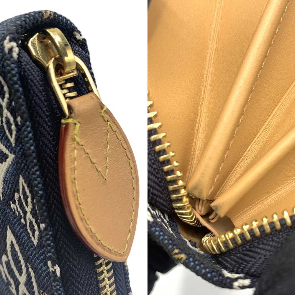 ルイヴィトン ジッピー・ウォレット ラウンド長財布 ユニセックス ジャガード織テキスタイル ブルー M80212 ABランク 中古 ルイヴィトン ジッピー・ウォレット ラウンド長財布 ユニセックス