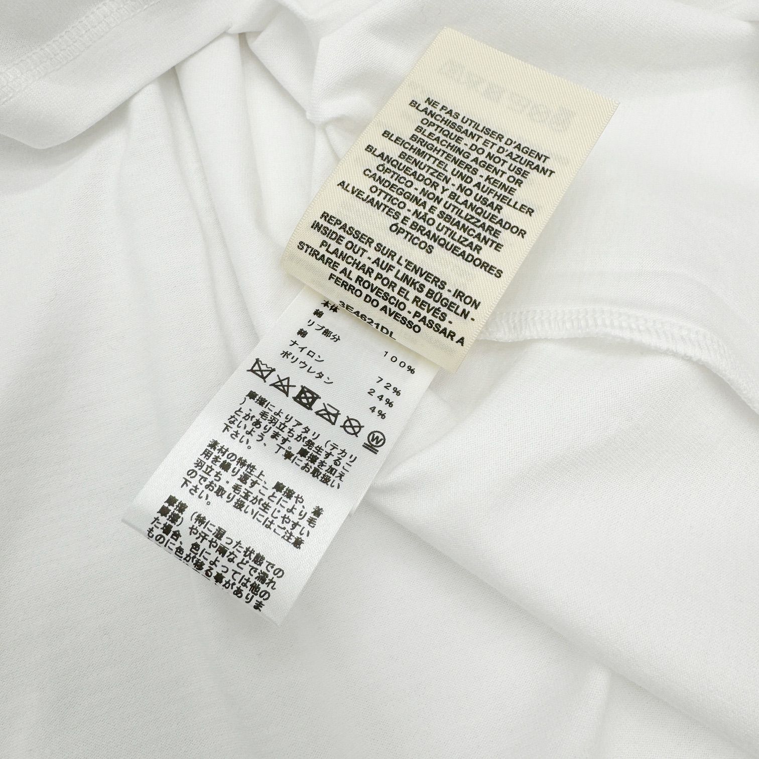 HERMES エルメス ボクシーTシャツ Tシャツ カノエ CANOE 23SS レディース サイズ40 シェーヌダンクル ホワイト 新作 半袖  コットン