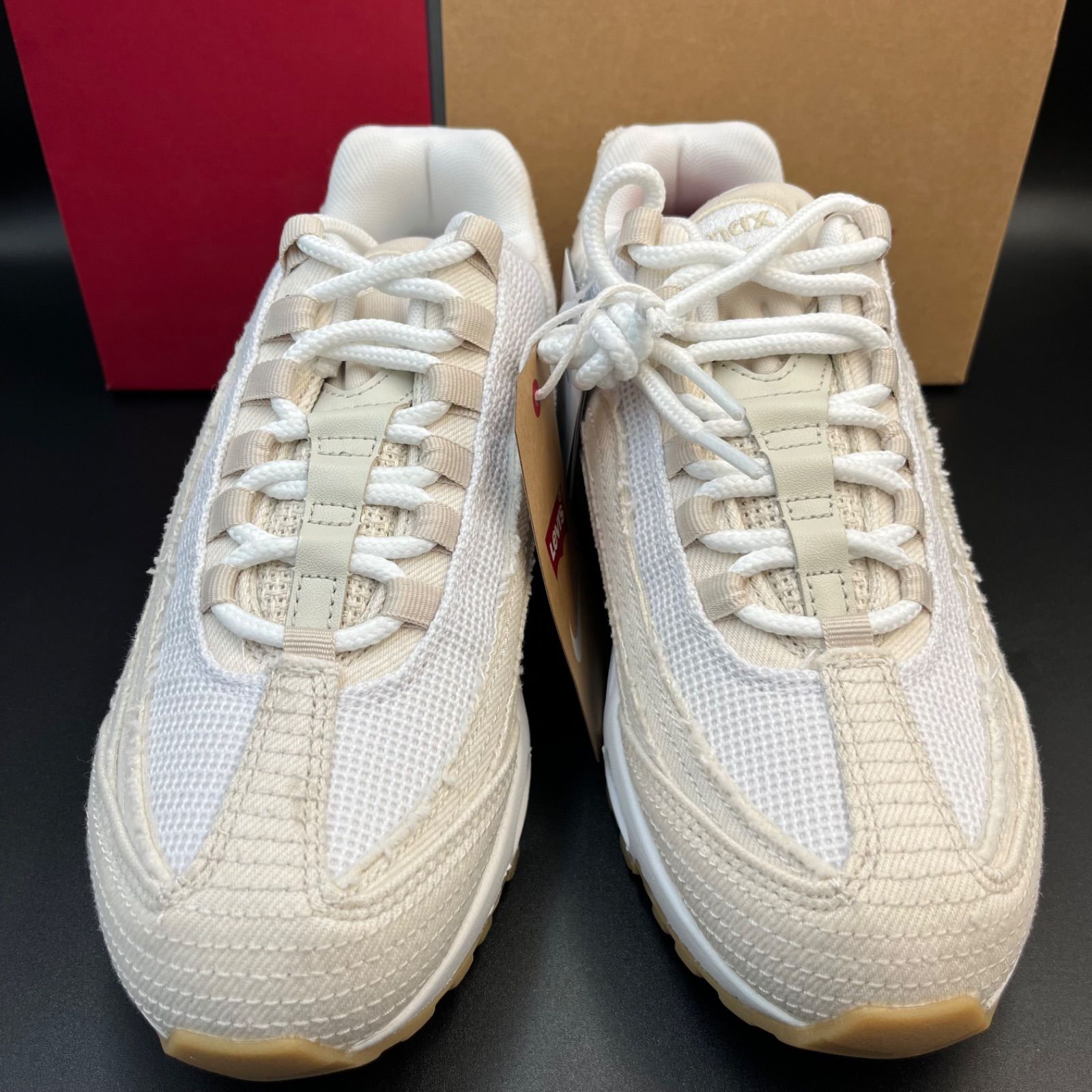【極小】リーバイス　ナイキ　エアマックス95 ホワイト 24センチ NIKE × Levi's ナイキ エアマックス 95 スニーカー AIR MAX OG
