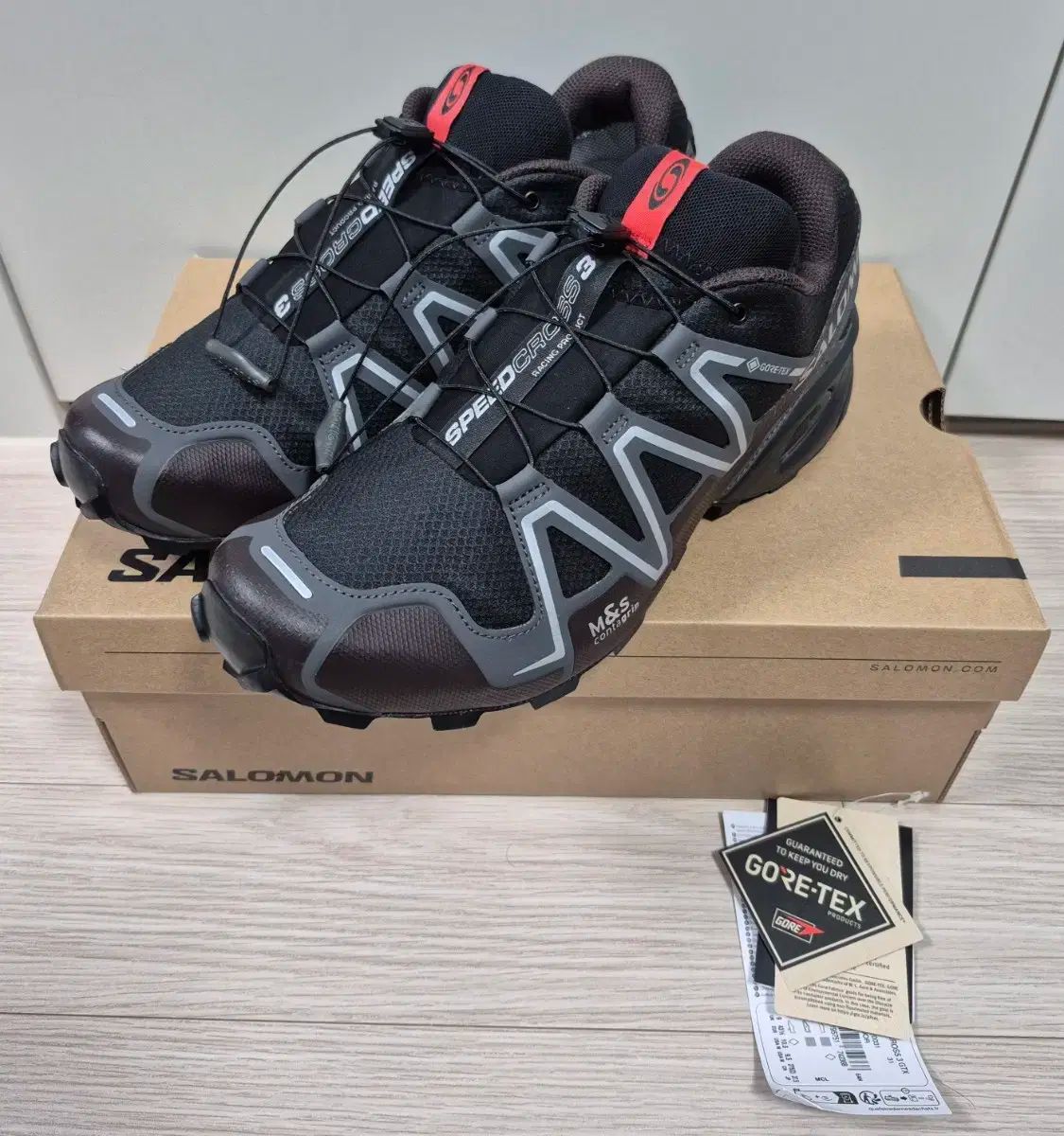 SALOMON サロモン スピードクロス 3 GORE-TEX ゴアテックス 黒 ファントム 275