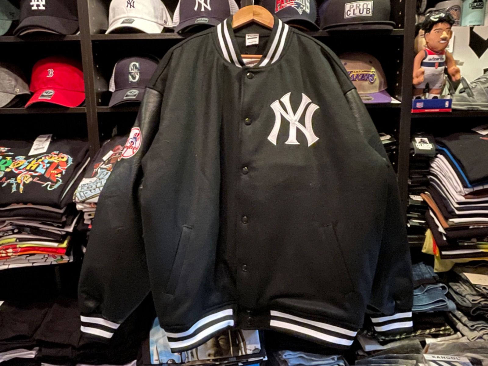 FANATICS MLB NEW YORK YANKEES STADIUM JACKET(BLACK