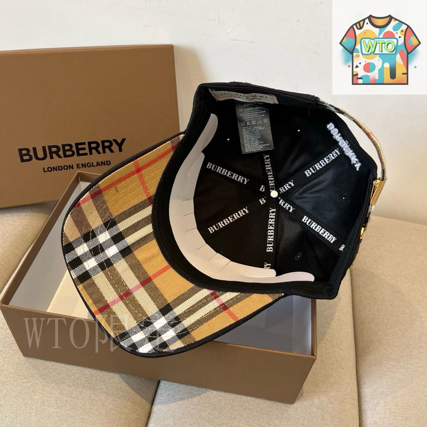 今日WTO】BURBERRY シンプルベースキャップ-1-4-XF06 - メルカリ