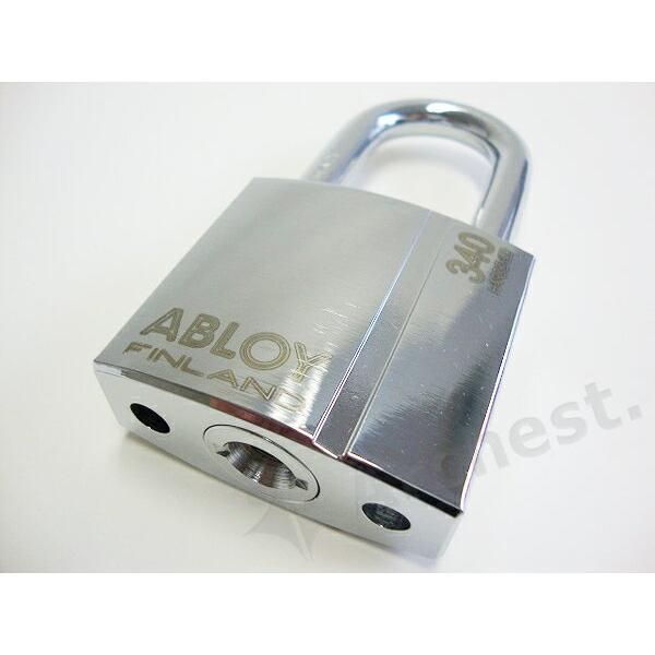 南京錠 PL340N-50 PADLOCK クロームメッキ ABLOY アブロイ 施設 現場 セキュリティ 防犯 カギ 鍵