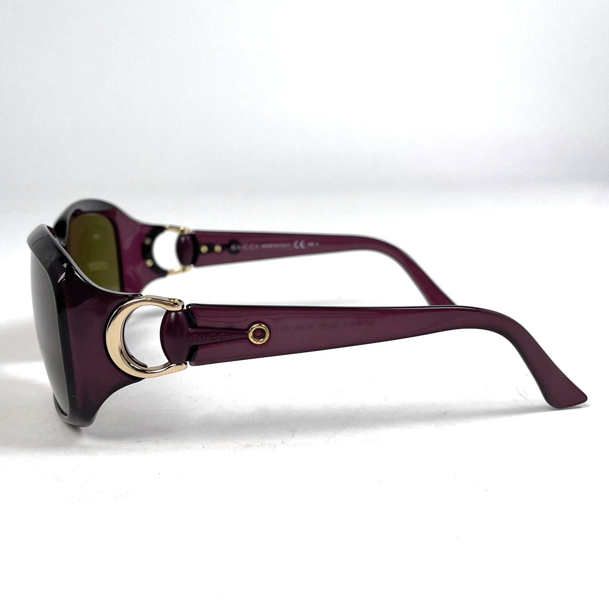 グッチ GUCCI ホースビット サングラス ロゴ アイウェア サングラス プラスチック パープル GG3620 レディース