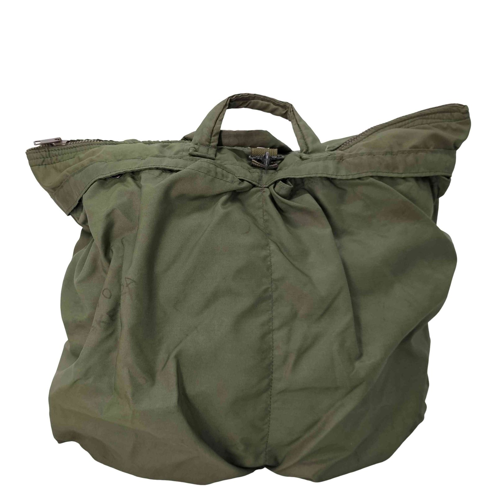 ユーエスアーミー U.S. ARMY 85年会計 FLYER S HELMET BAG Scovilジップ メンズ 表記無