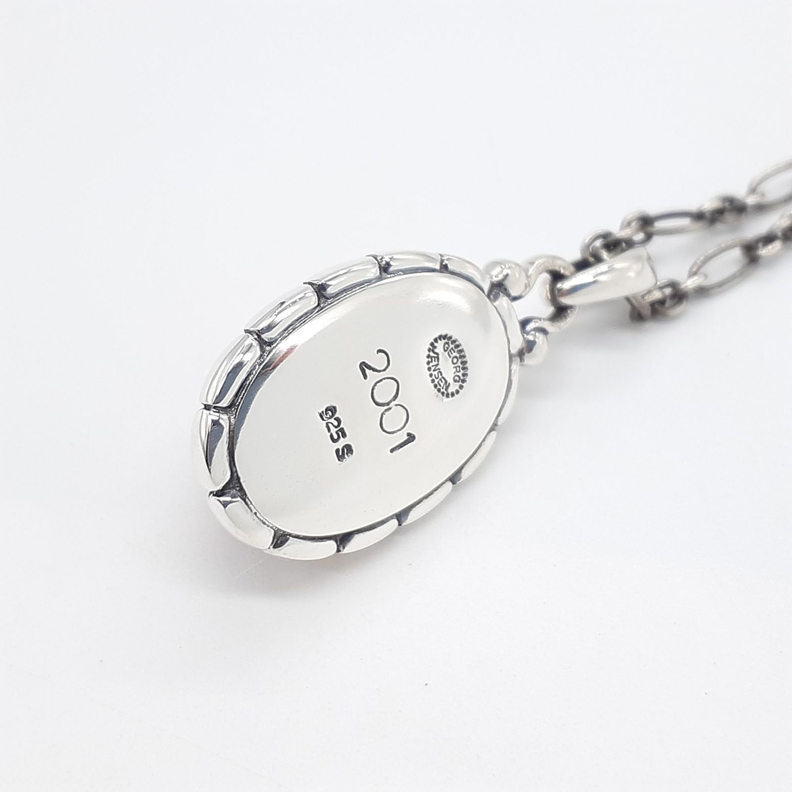 未使用保管品　  琥珀　ヘリテイジ　ネックレス 2001年 未使用保管品 Georg Jensen 琥珀 ヘリテイジ ネックレス 2001年