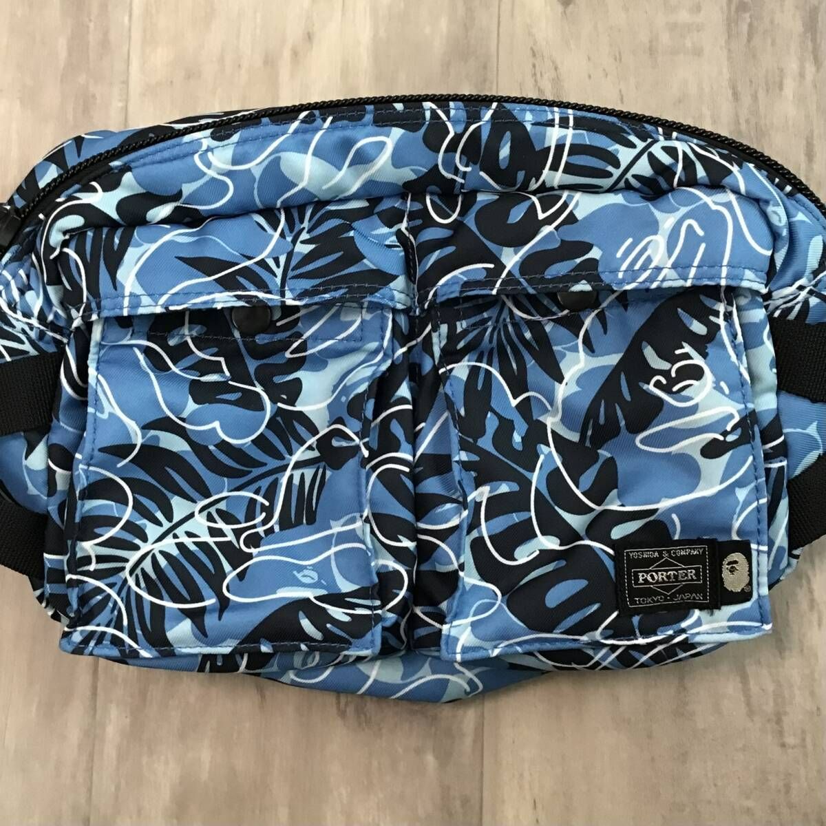 レア✨【未使用】PORTER アベイシングエイプコラボ CAMO ウエストバッグ s-l400.jpg