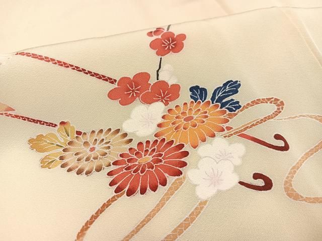 平和屋着物□訪問着 作家物 枝花文 正絹 逸品 AAAY4137ph - メルカリ 