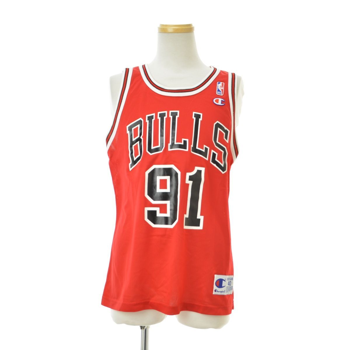 NBA デニス・ロッドマン BULLS タンクトップ 91番！チャンピオン製 楽天市場】Champion チャンピオン タンクトップ タンクトップ