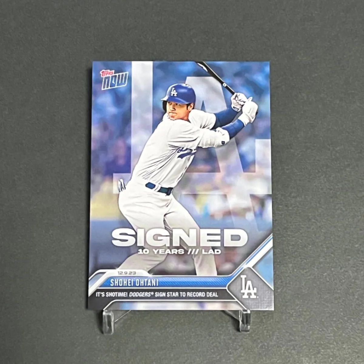 Topps Now 大谷翔平 2023 ドジャースと契約 - 記念グッズ