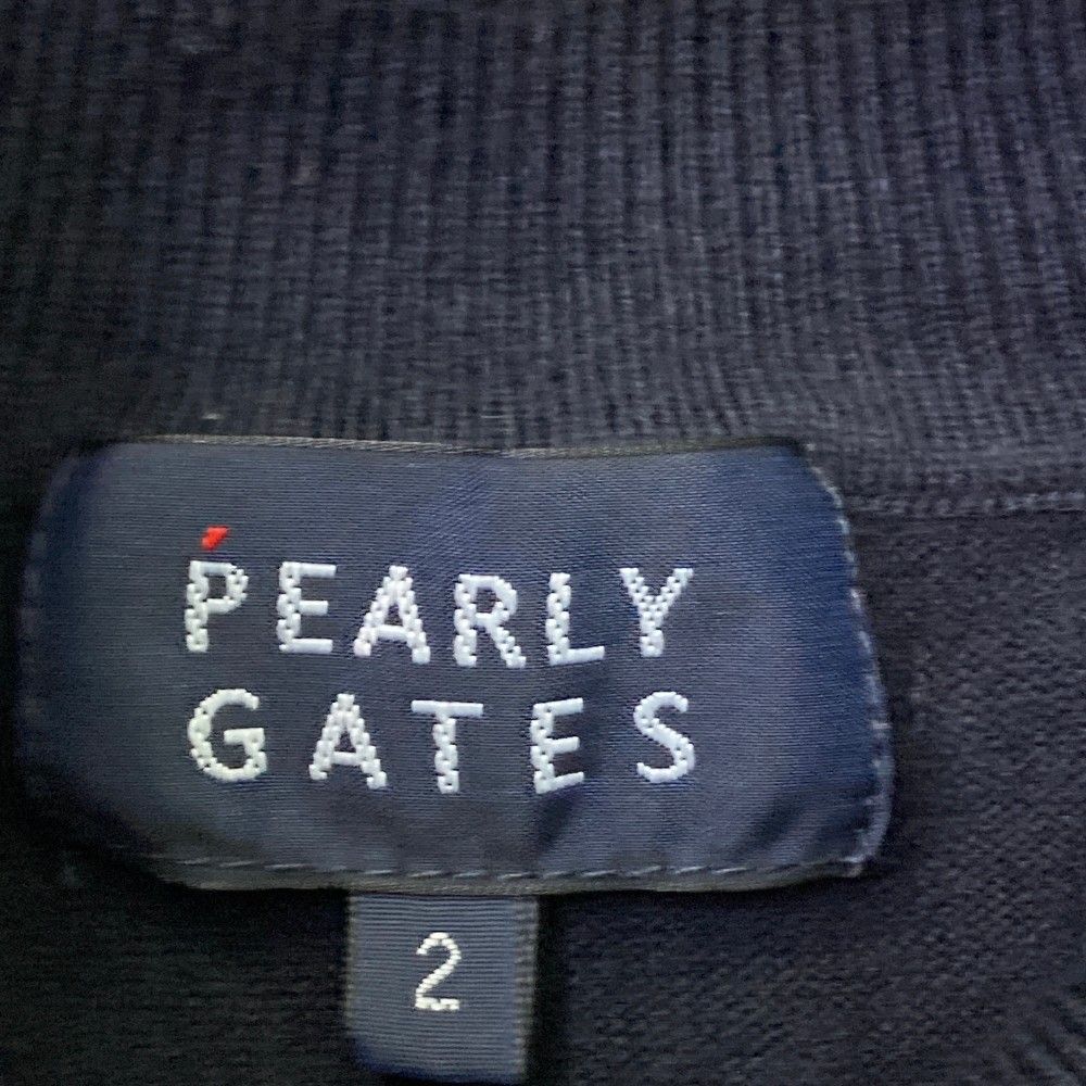 サイズ：2 PEARLY GATES パーリーゲイツ タートル ニット