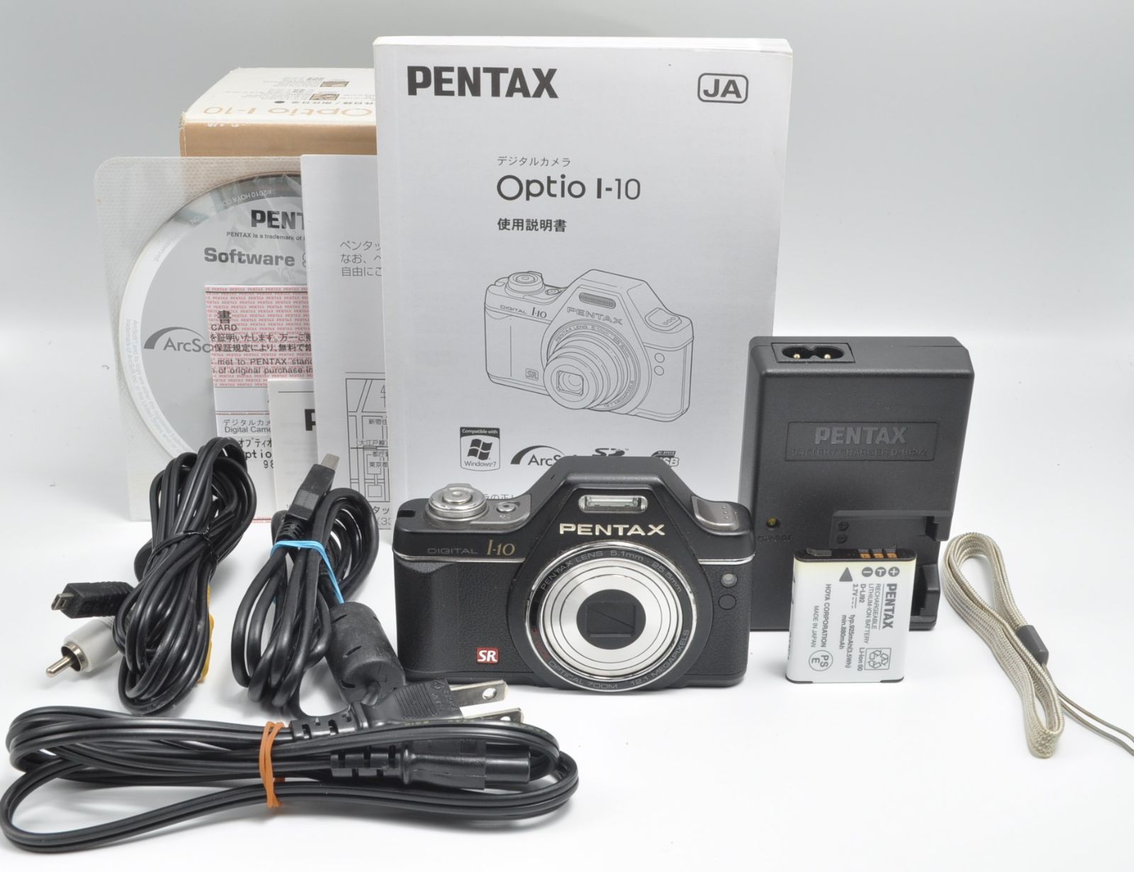 市場】【中古】PENTAX デジタルカメラ Optio I-10 クラシックブラック