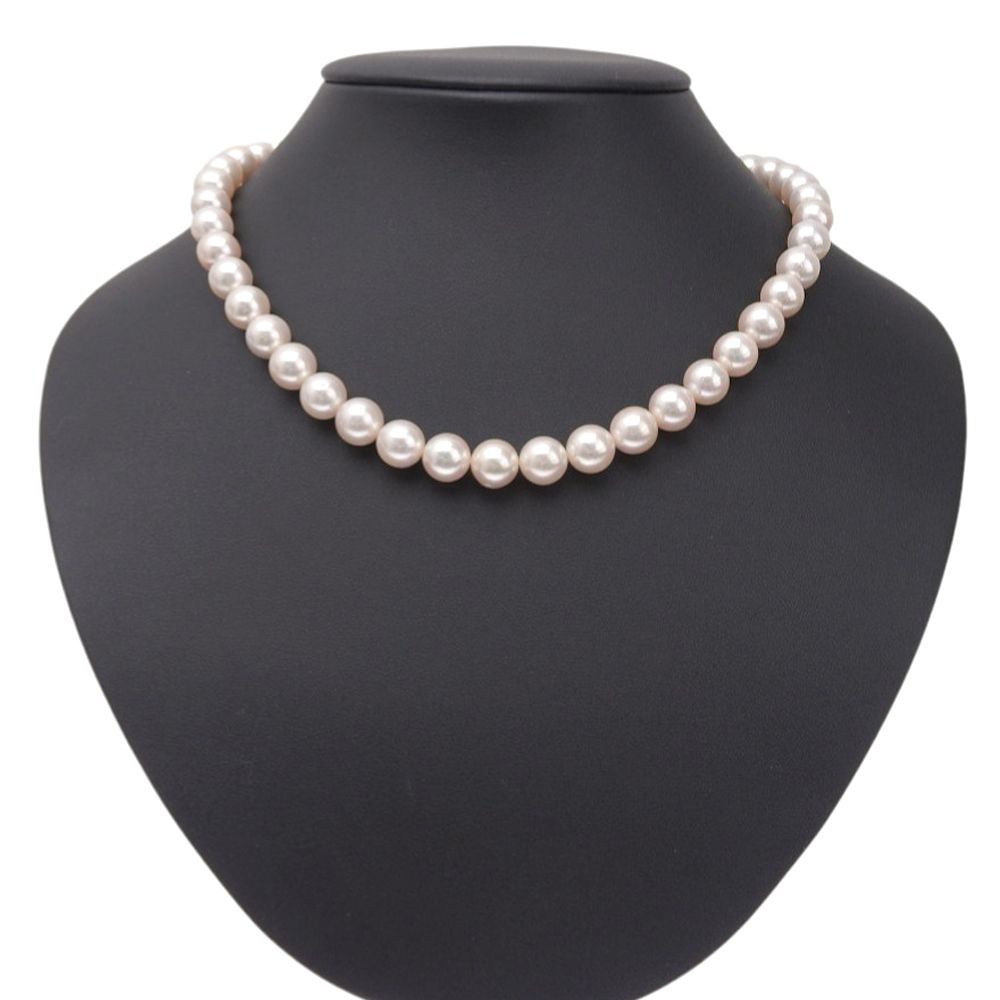 本物保証】 希少 レア 鑑付 超美品 アコヤパール ネックレス 52.3g