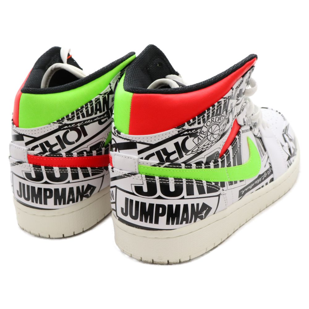 NIKE (ナイキ) AIR JORDAN 1 MID ALL OVER LOGOS エアジョーダン1 