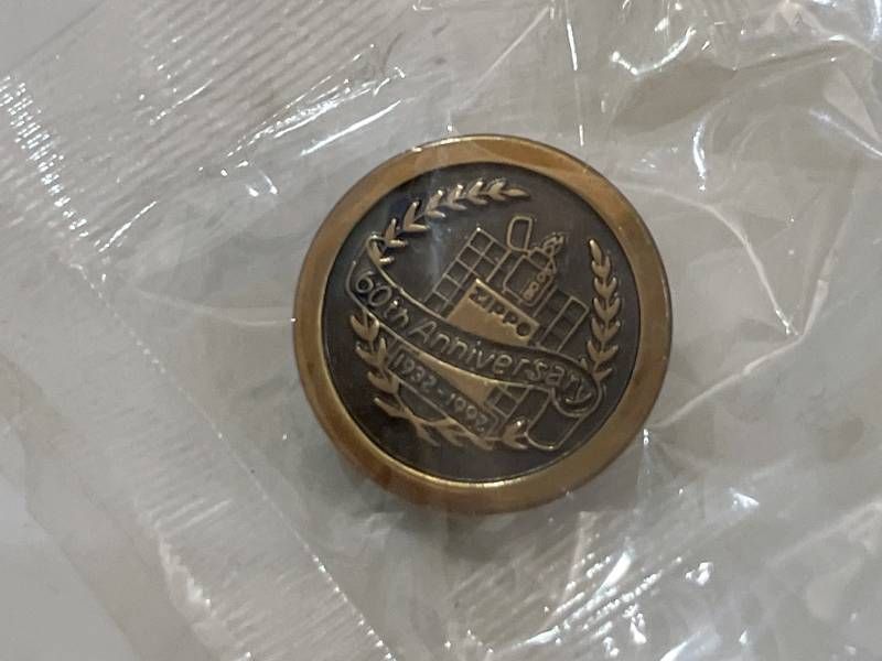 ! ZIPPO ジッポ 周年記念バッジ 10周年 25周年 40周年 50周年 60周年 5点まとめ 記念バッジ