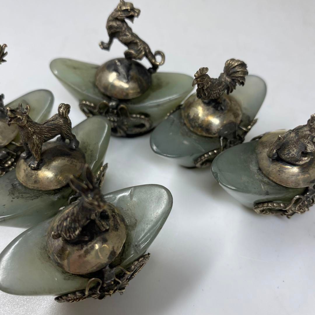 専用 中国美術 砡足銀6点 174g 東Y6-1004☆2F - メルカリ