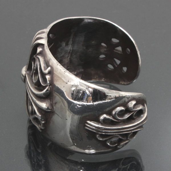 銀座店 美品 クロムハーツ ワイドカフ バングル 86841 - メルカリ