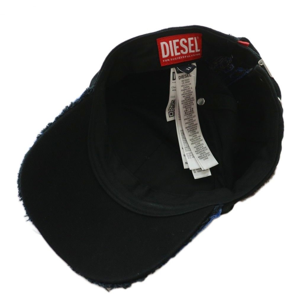 ディーゼル DIESEL 帽子 キャップ ダメージ加工 ロゴ 刺繍