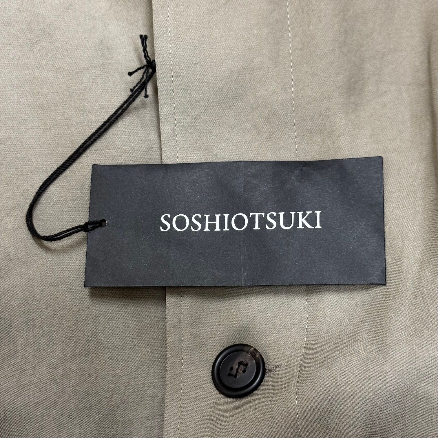 参考上代104500円 未使用品 SOSHIOTSUKI 24SS MAKUSHITA COAT マクシタ 