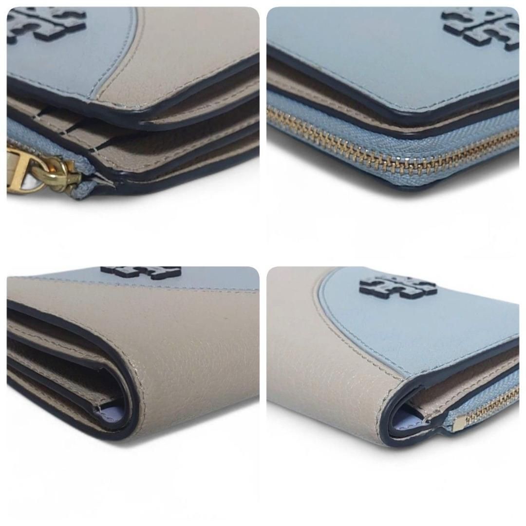 極美品 Tory Burch トリーバーチ 折り財布 マックグロー カラー