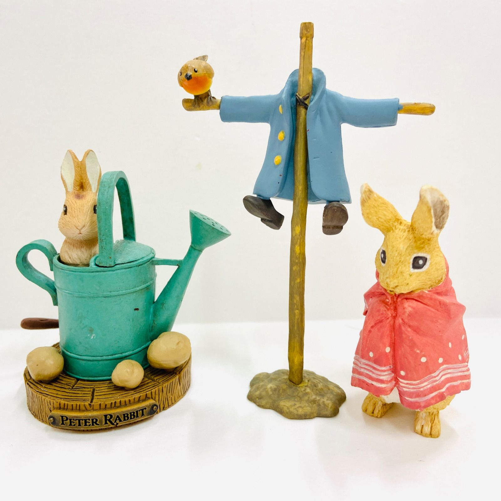 ピーターラビット フィギュア 2点まとめて 倉吉店】 ピーターラビット フィギュアコレクション ミニチュア