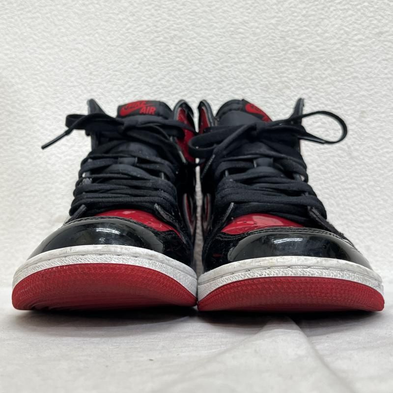 NIKE ナイキ スニーカー 555088-063 Air Jordan 1 High OG Patent Bred ...