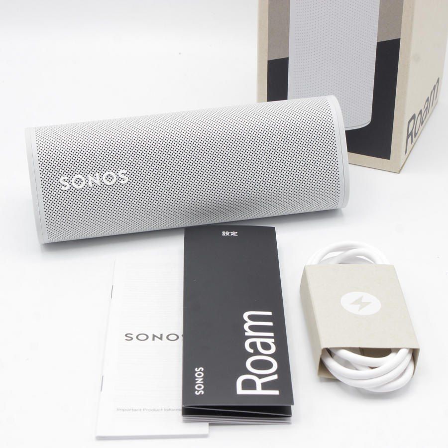 Sonos Roam ROAM1JP1 ホワイト ソノス ローム Wi-Fi Bluetooth対応 IP67 防塵 防水仕様 本体