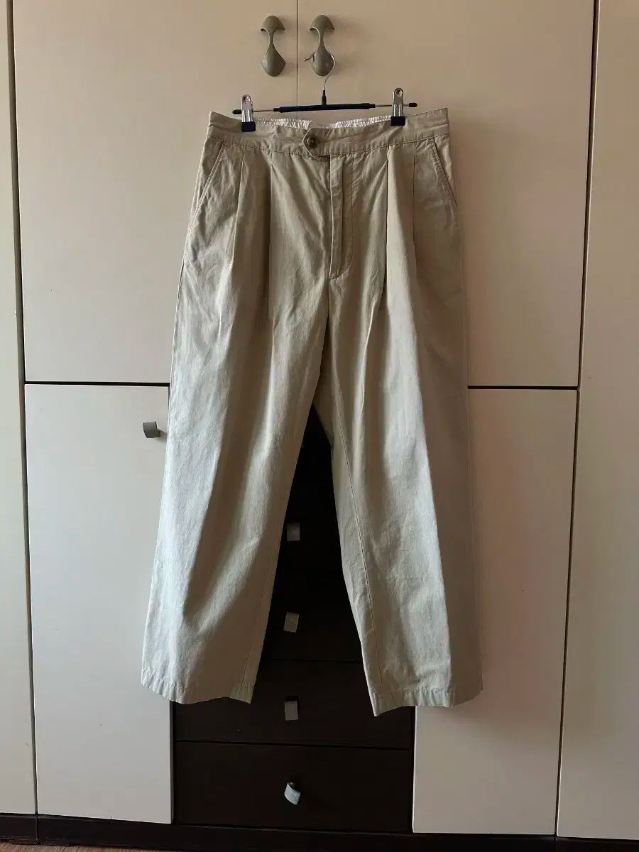 ENGNIEERED GARMENTS エンジニアドガーメンツ エマーソン ワイド チノ ベージュ パンツ m