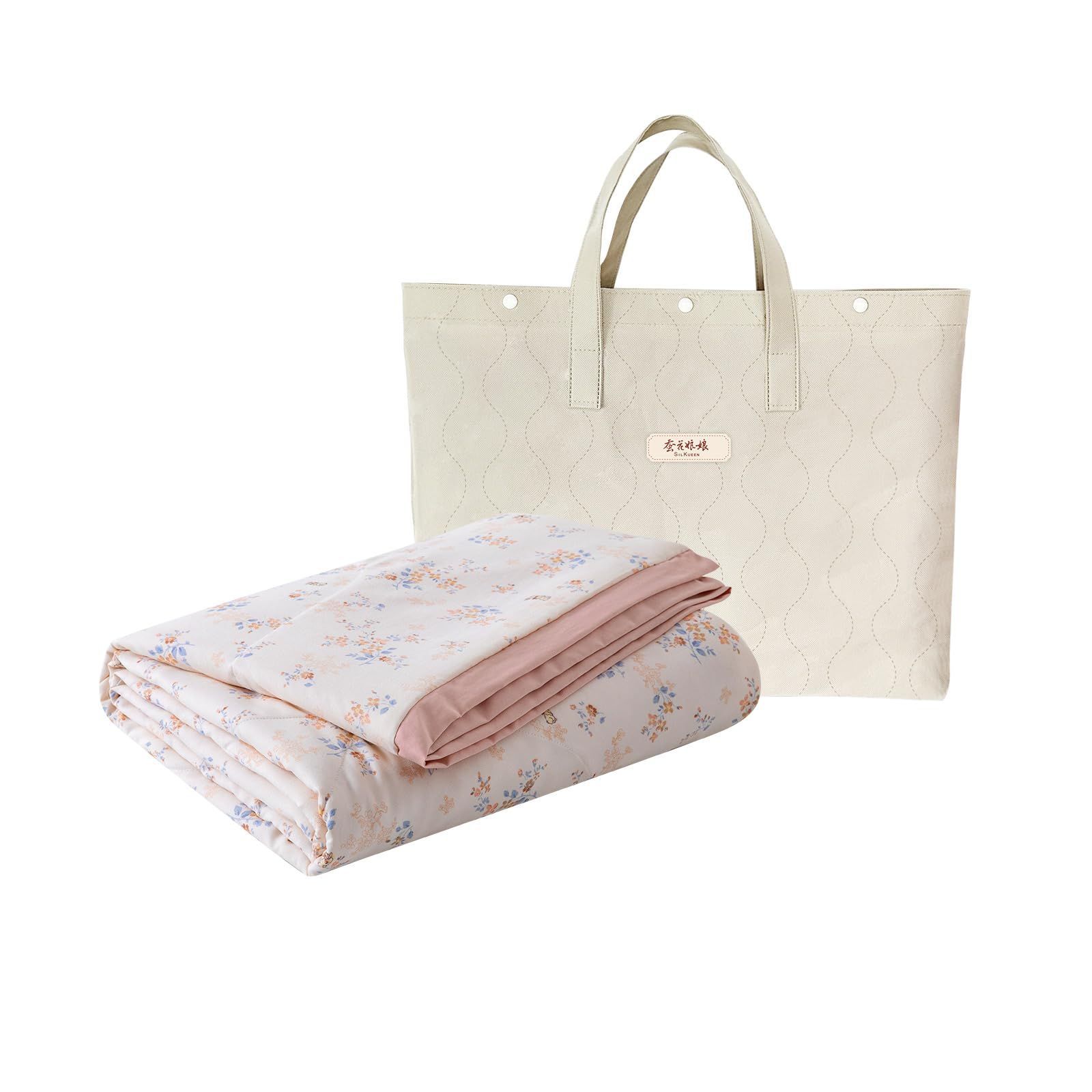 数量 蚕花娘娘 肌掛け布団 シングル 夏用 シルク 掛け布団 軽量ひんやり 薄い 柔らかな 肌触り 掛けふとん 洗える ほこりが出にくい 抗菌防臭 防ダニ通気かけ布団 オールシーズン 150 200cm 夏の花が煌めく