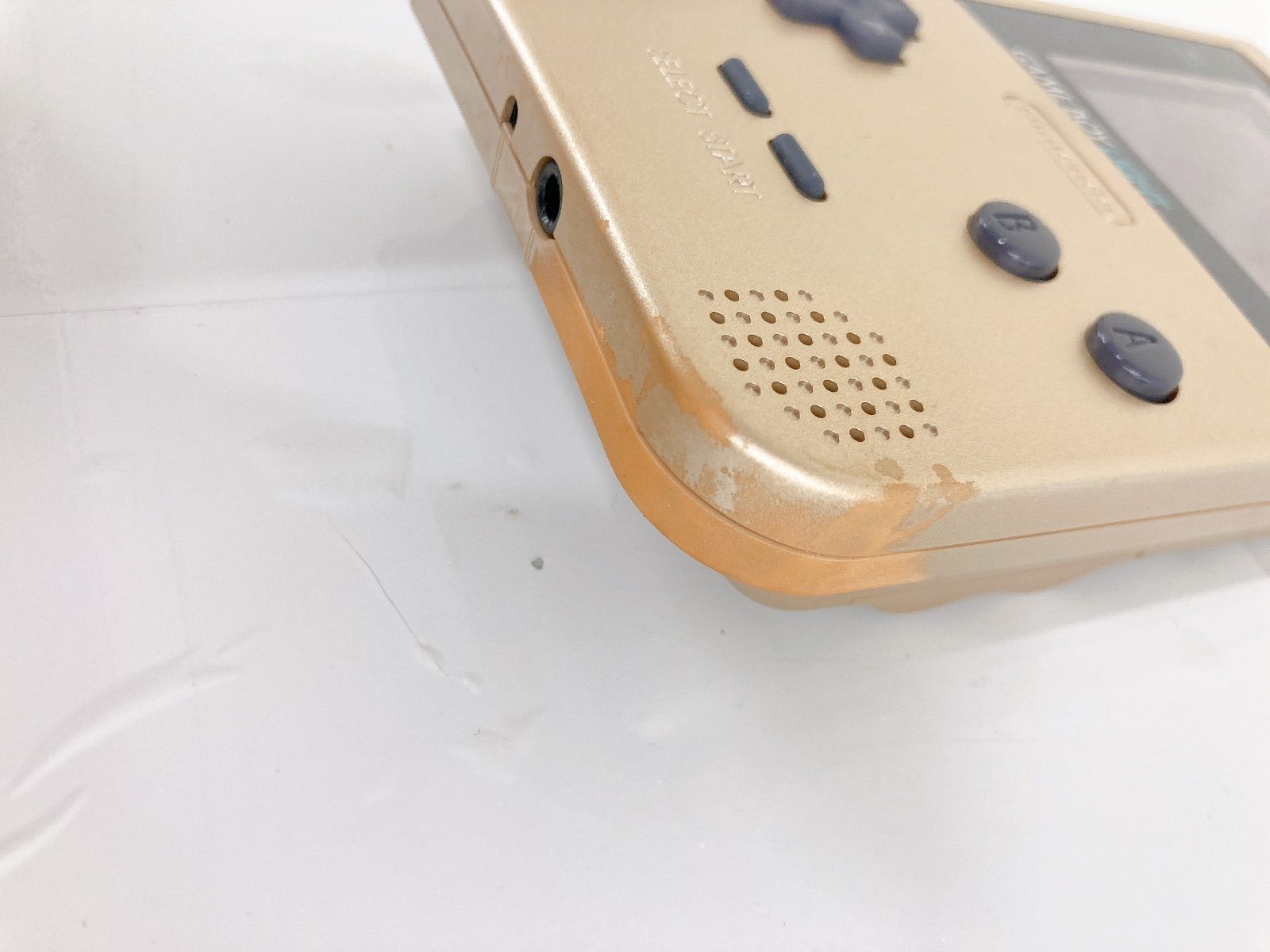 【通電確認品】ゲームボーイライト　ゴールド Nintendo ゲームボーイライトゴールド ゲームボーイ LIGHT