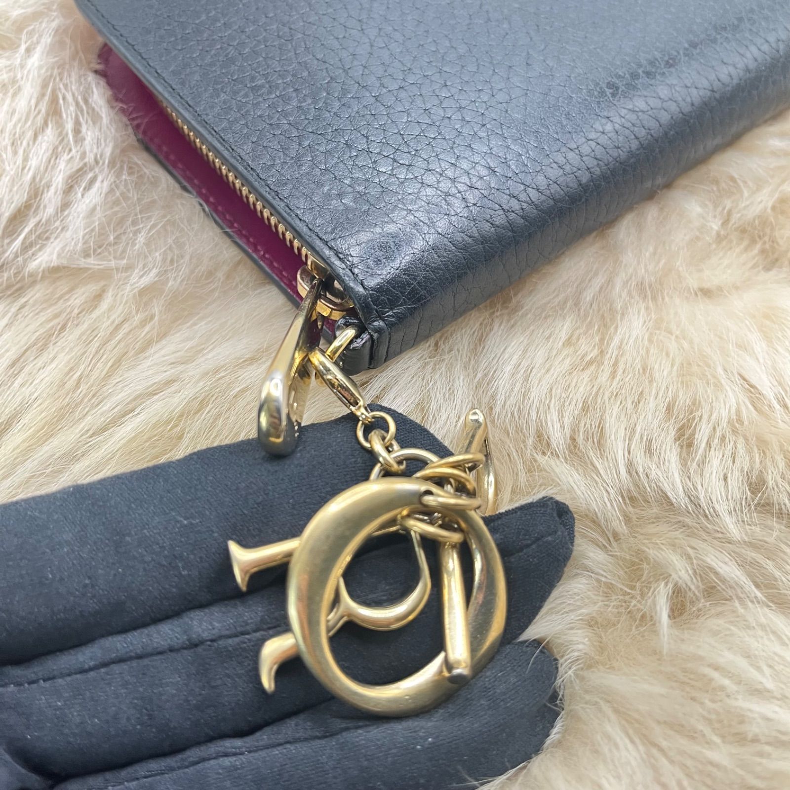 Christian Dior ディオール ディオリッシモ ラウンドファスナー