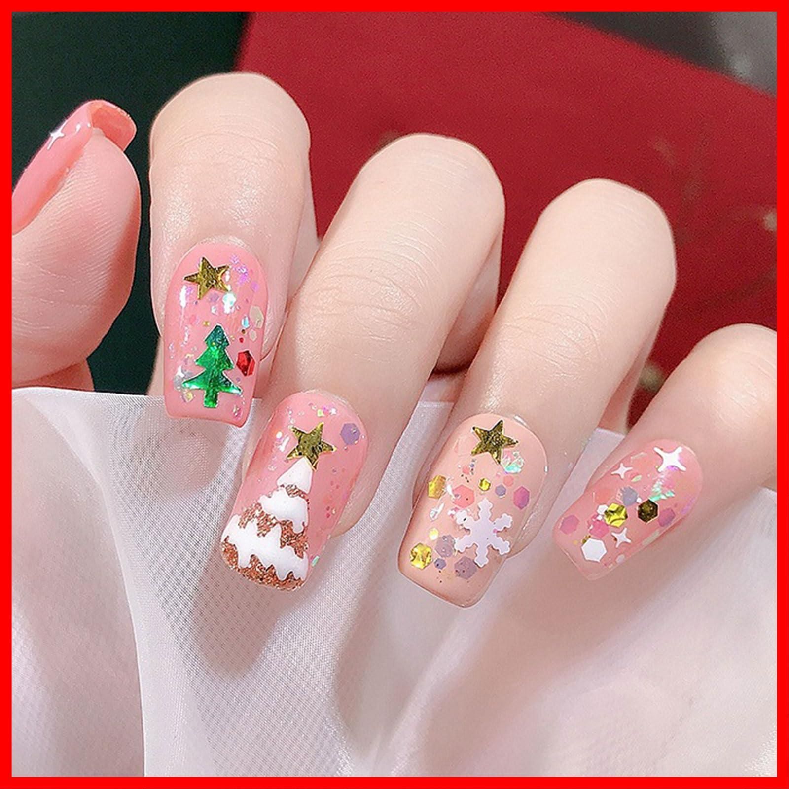 ネイル　パーツ クリスマス ネコポス送料無料】ネイルパーツ ジルコニア製 マルチクリスマス
