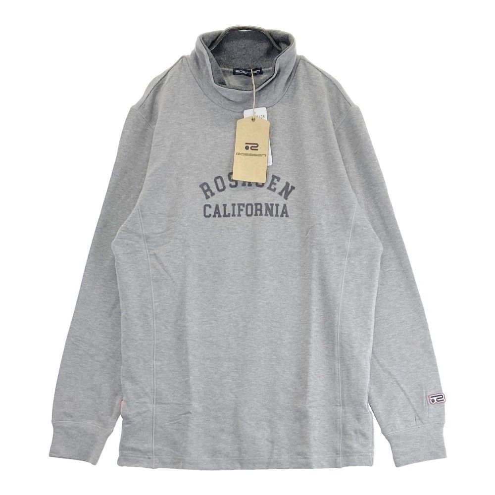 サイズ LL ROSASEN ロサーセン 044-25011 裏起毛 ハイネック 長袖Tシャツ グレー系 240101425930 ゴルフウェア メンズ ストスト