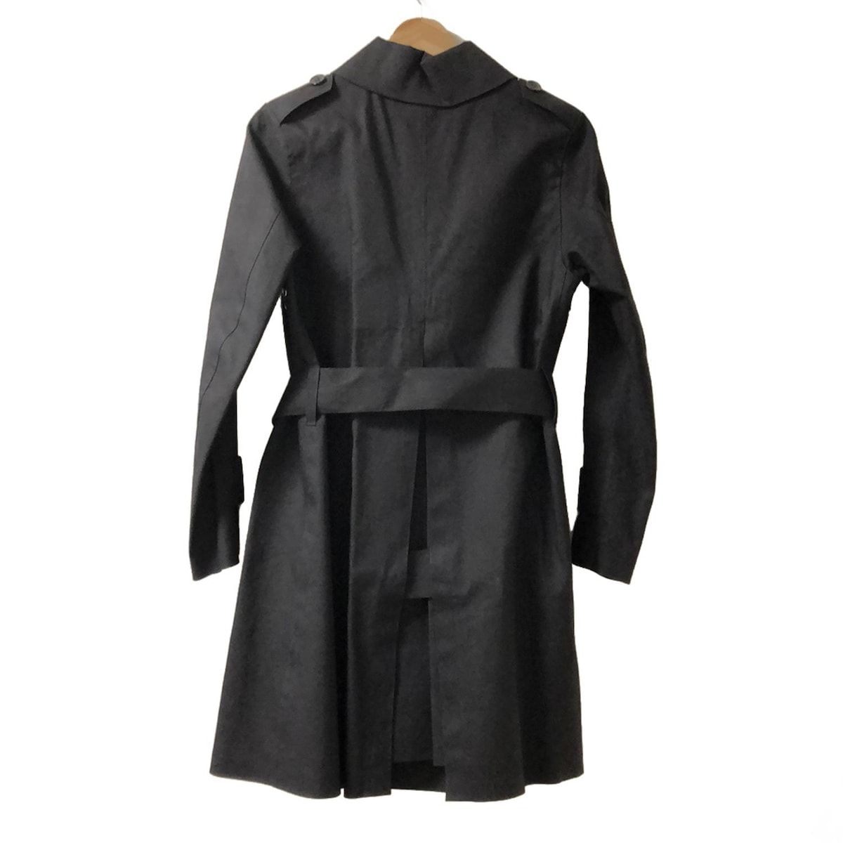 MargaretHowell マーガレットハウエル トレンチコート サイズ1 S レディース - 黒 長袖 MACKINTOSH 春 秋