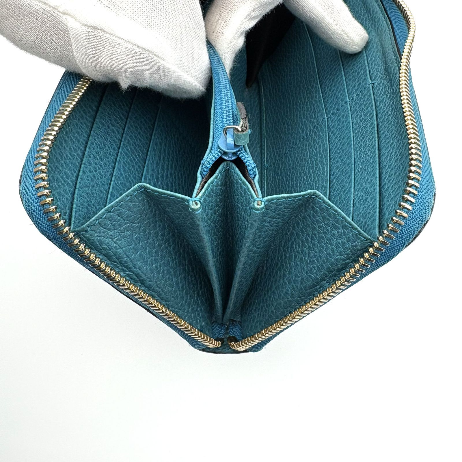 箱付／美品 】GUCCI グッチ GG インターロッキングG ラウンド