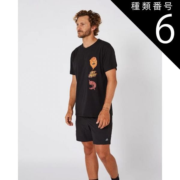 種類6：BLK/XL 【JETPILOT/ジェットパイロット】S23608 YOWIE MENS TEE メンズ Tシャツ