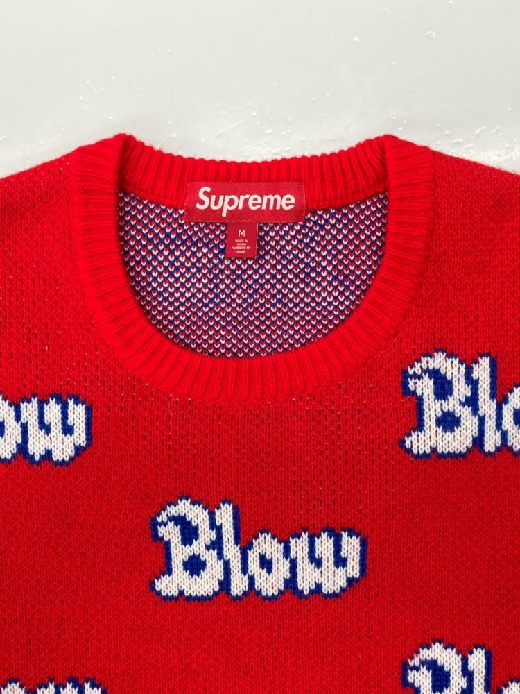 Supreme Blowロゴ ニットセーター M ブラック Supreme Blowロゴ ニットセーター M ブラック