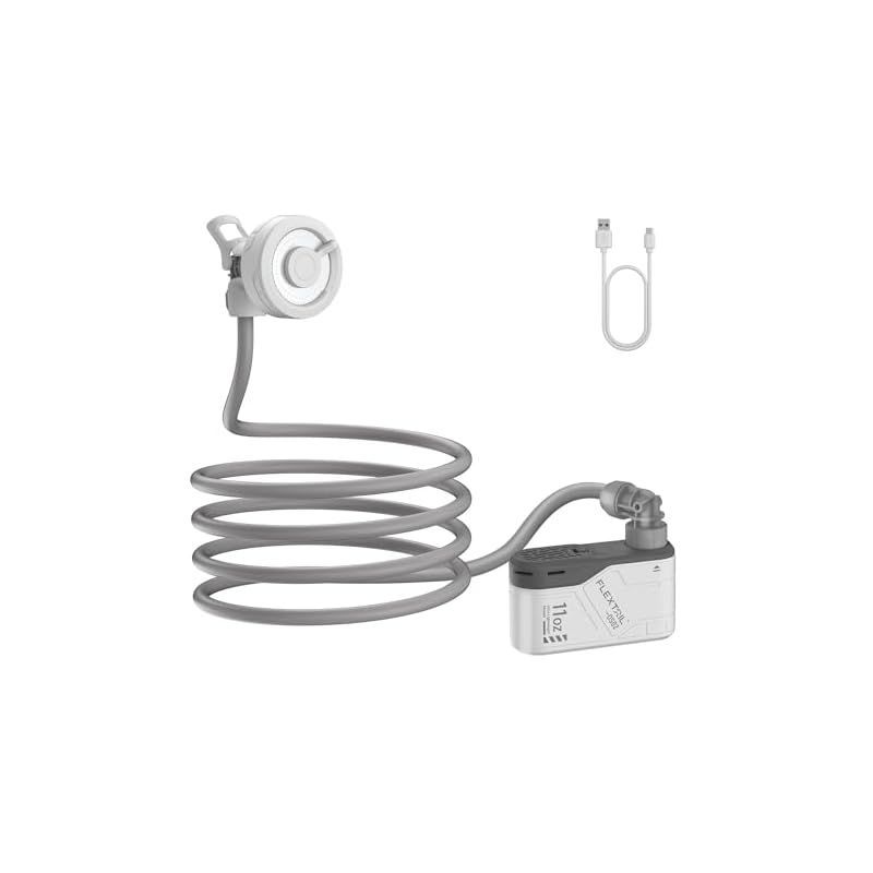 FLEXTAILGEAR MAX SHOWER ポータブルシャワー 電動アウトドアシャワー USBーＣ充電式 水流量両段モード 高水圧 キャンプシャワー 釣り 海水浴 サーフィン 旅行 水遣り 洗車 屋内 屋外 ポータブル シャワー コンパクト ペットシャ 1